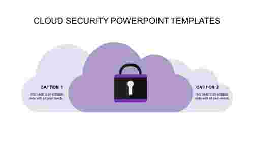 security powerpoint templates-cloud security powerpoint templates-purple
